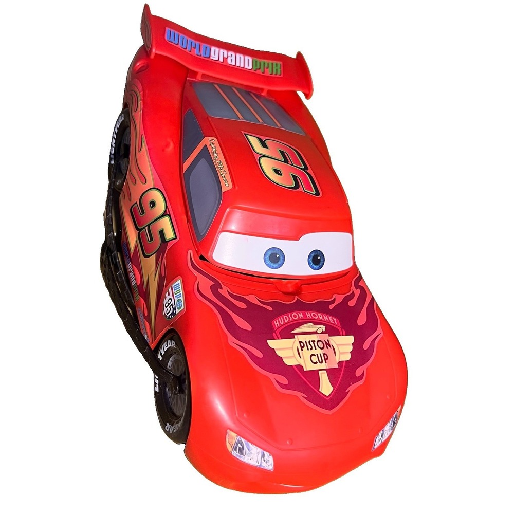 Disney Pixar Cars Lightning McQueen Popcorn Bucket Red Collectible Movie Cup2012
